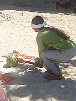 スイカ割り大会