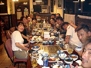 i食事中?の様子