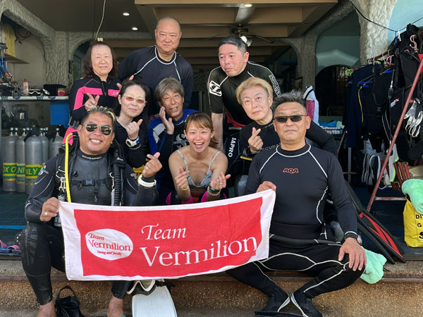 ショップで記念写真