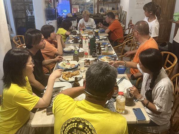 打上げパーティ〜!!