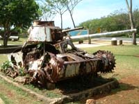 戦車の残骸