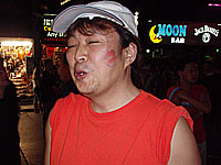 オカマさんと記念写真