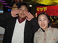 ボウリング中の様子