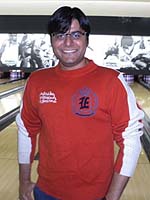 ボウリング中の様子