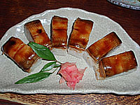 あなごの押し寿司640円