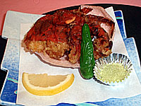 渡りがにのソフトシェル揚げ?