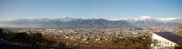 展望ラウンジからの眺め