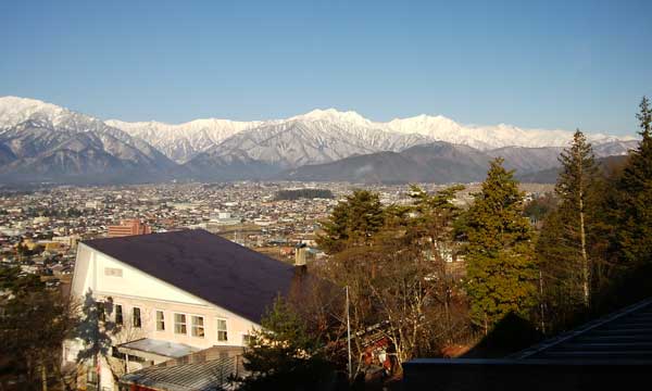 展望ラウンジからの眺め