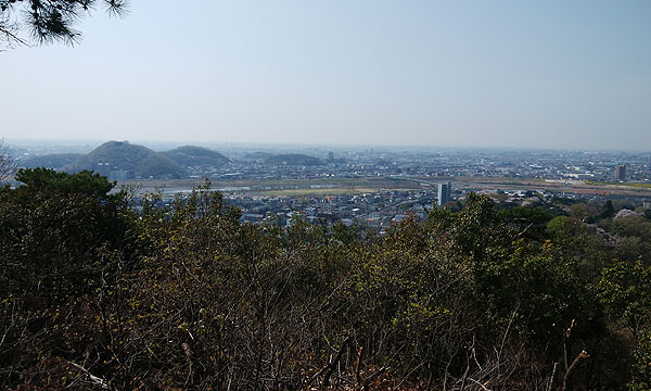 観音山山頂からの眺め