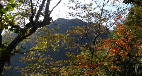 荒海山が見えてきた〜