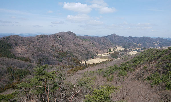 ローソク岩付近からの眺め