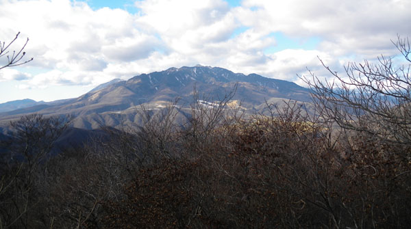 月山山頂からの眺め