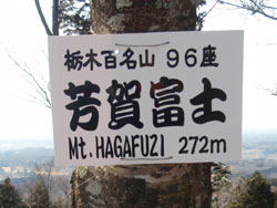 羽賀富士 山頂(272m)