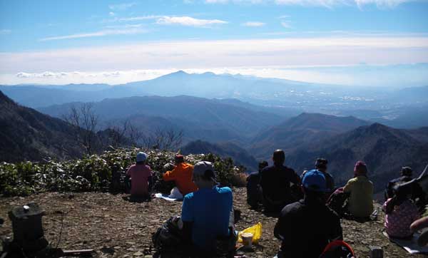 山頂からの眺め