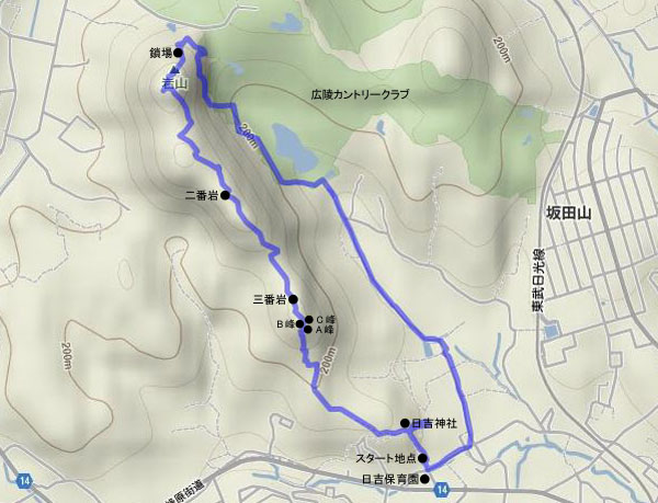 岩山 map