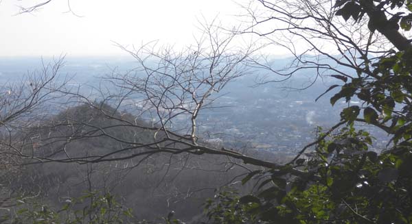 寄居の街並みも見渡せた〜