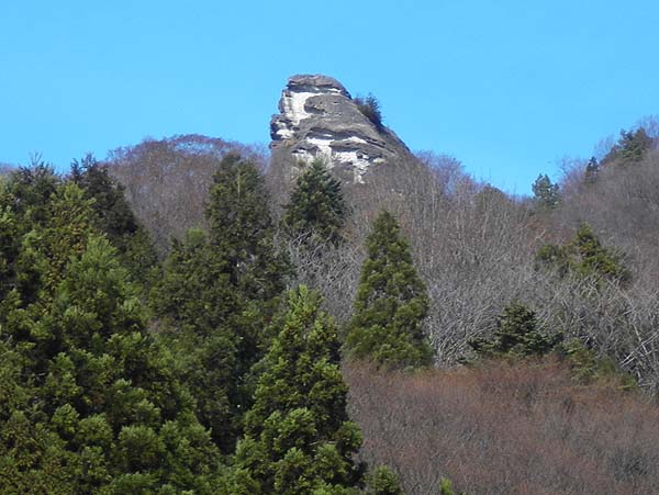 駐車場から見た和尚台
