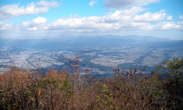 山頂からの眺め