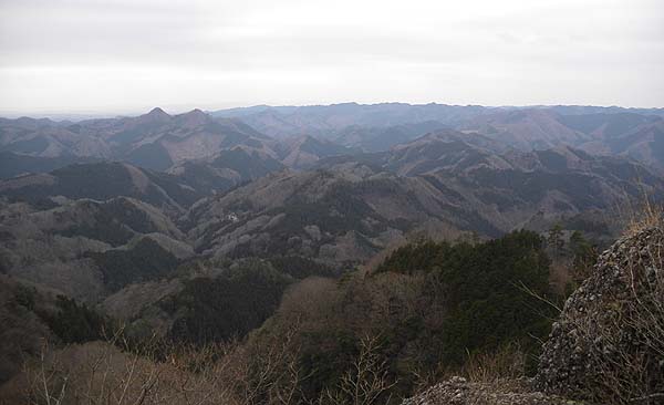 展望岩からの眺め