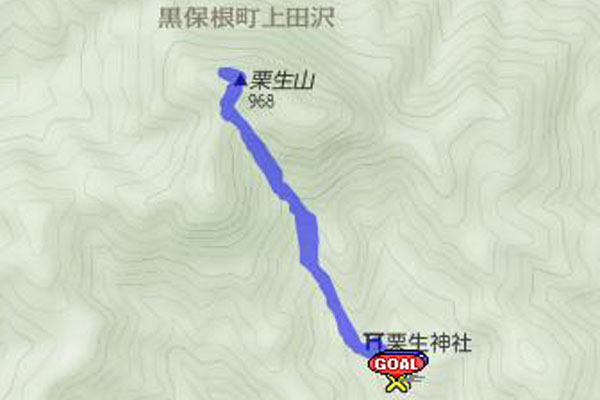 栗生山 map