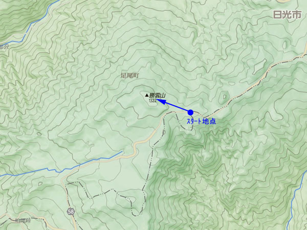 勝雲山 map