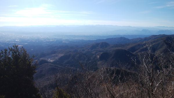 山頂からの眺め