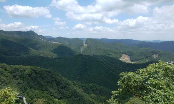 道中からの眺め