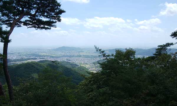 山頂からの眺め